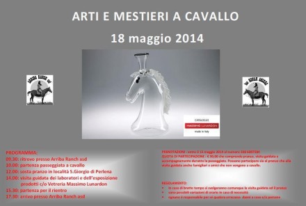 18 maggio 2014 Arti e mestieri a cavallo - Arriba Ranch asd